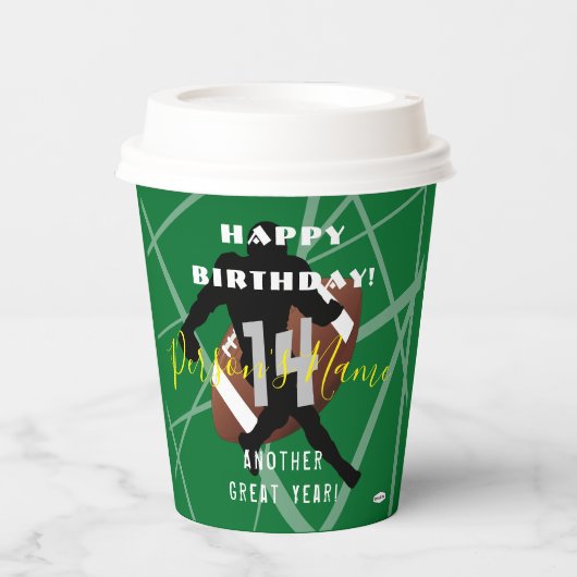 FOOTBALL thema HAMbyWG-papierbekertjes Papieren Bekers (Voorkant)