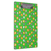 Football Thema met Oranje goudShirten Klembord (Rechts)