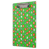 Football Thema met rode Shirten Klembord (Links)