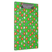 Football Thema met rode Shirten Klembord (Rechts)