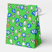 Football thema met Shirten in blauw Bedankdoosjes (Achterkant)