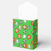 Football Thema met Shirten in rood Bedankdoosjes (Geopend)