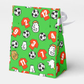 Football Thema met Shirten in rood Bedankdoosjes (Achterkant)