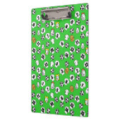 Football Thema met witte Shirten Klembord (Links)