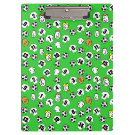 Football Thema met witte Shirten Klembord