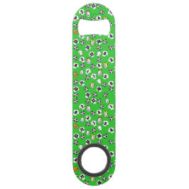 Football Thema met witte Shirten Speed Flessenopener