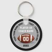 Football Thema Party Favorieten, Aangepast Footbal Sleutelhanger (Voorkant)