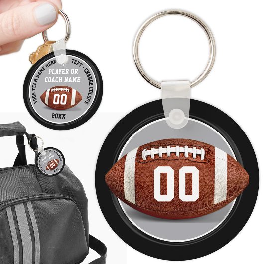 Football Thema Party Favorieten, Aangepast Footbal Sleutelhanger