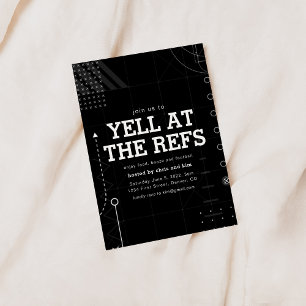 Football Thema Party Uitnodiging Sjabloon