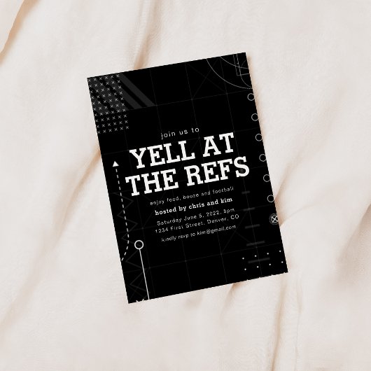 Football Thema Party Uitnodiging Sjabloon