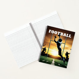 football thema Spiral Notitieboek