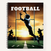 football thema Spiral Notitieboek (Voorkant)