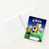 football thema Spiral Notitieboek (Binnen)