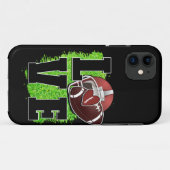 Football Thema Telefoonhoes Case-Mate iPhone Case (Achterkant (horizontaal))