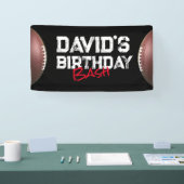 Football thema verjaardagsfeestbanner spandoek (Beurs)