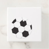 Football thema verjaardagsfeestje bedankjes labels (In situ)