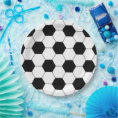Football thema verjaardagsfeestje papieren bordje (Feest)