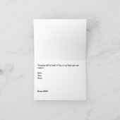 Football thema Verjaardagsfeestuitnodiging Bedankkaart (Binnen)