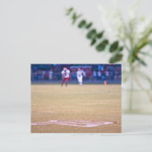 football thema's briefkaart (Staand voorkant)