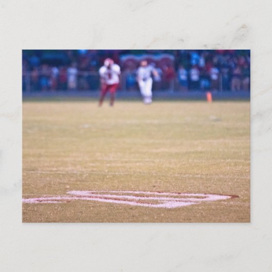 football thema's briefkaart (Voorkant)