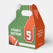 Football Theme Birthday Favor Boxes Bedankdoosjes (Voorkant Zijde)