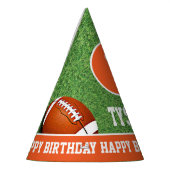 Football Theme Birthday Party Pet Feesthoedjes (Links)
