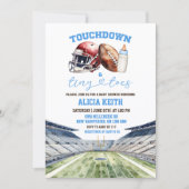 Football Theme Boy Baby Shower Kaart (Voorkant)