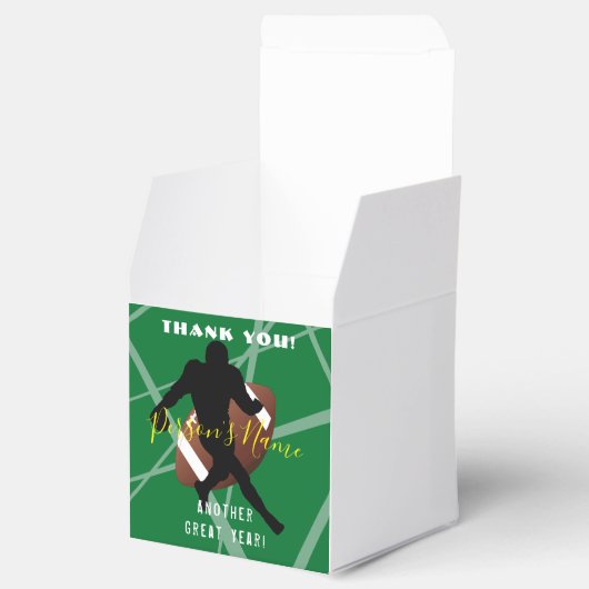 FOOTBALL Theme Favor Box HAMbyWG Bedankdoosjes (Geopend)
