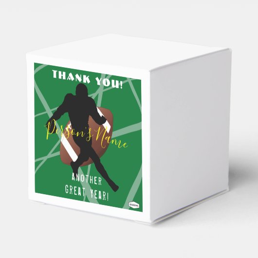 FOOTBALL Theme Favor Box HAMbyWG Bedankdoosjes (Achterkant)