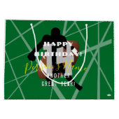 FOOTBALL Theme Gift Bag HAMbyWG Groot Cadeauzakje (Achterkant)