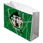 FOOTBALL Theme Gift Bag HAMbyWG Groot Cadeauzakje (Achterkant Gekanteld)