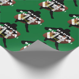 FOOTBALL Theme Gift Wrap HAMbyWG Cadeaupapier