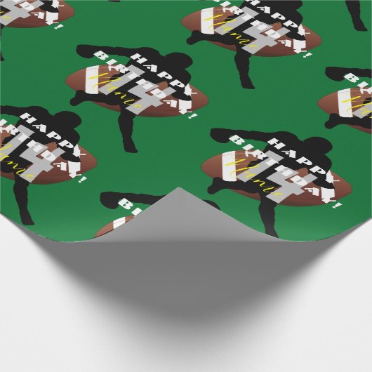 FOOTBALL Theme Gift Wrap HAMbyWG Cadeaupapier (Hoek)
