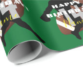 FOOTBALL Theme Gift Wrap HAMbyWG Cadeaupapier (Rol Hoek)
