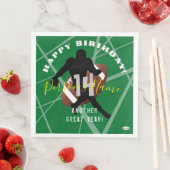 FOOTBALL Theme Paper Napkins HAMbyWG Servet (Insitu)