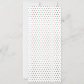 Football Ticket Gender onthulling Baby shower Kaart (Achterkant)