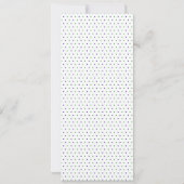 Football Ticket Gender onthulling Baby shower Kaart (Achterkant)