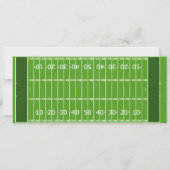 Football Ticket Touchdown of Tutus Kaart (Achterkant)