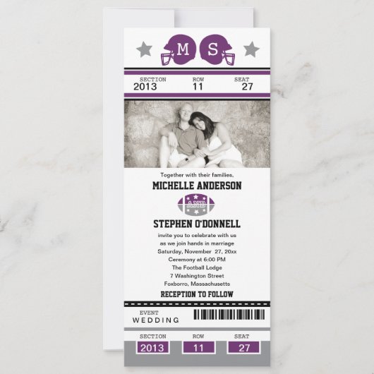 Football Ticket Weddenschap Kaart (Voorkant)