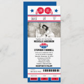 Football Ticket Weddenschap Kaart (Voorkant / Achterkant)