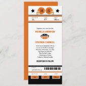 Football Ticket Weddenschap Kaart (Voorkant / Achterkant)