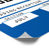 Football Ticket Weddenschap Poster (Hoek)