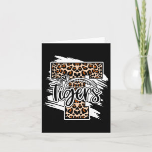 Football Tigers School Sports Fan Team Spirit Kaart