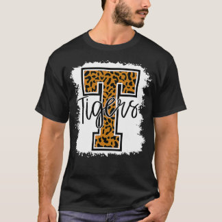 Football Tigers School Sports Fan Team Spirit T-shirt