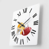 Football tijd vierkante klok (Hoek)