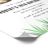 Football Time Capsule 1st birthday  Poster (Hoek)