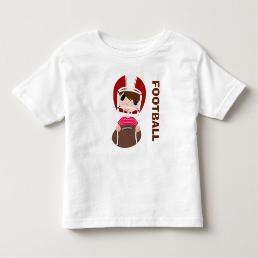 Football! Toddler Fine Jersey T-Shirt (Voorkant)
