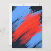 Football Touchdown Game Tijd Gezamenlijke Verjaard Kaart (Achterkant)