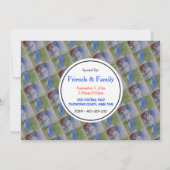 FOOTBALL TOUCHDOWN PASS INVITE KAART (Achterkant)