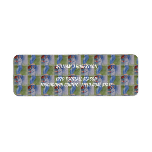 FOOTBALL TOUCHDOWN PASSAADRES ETIKET